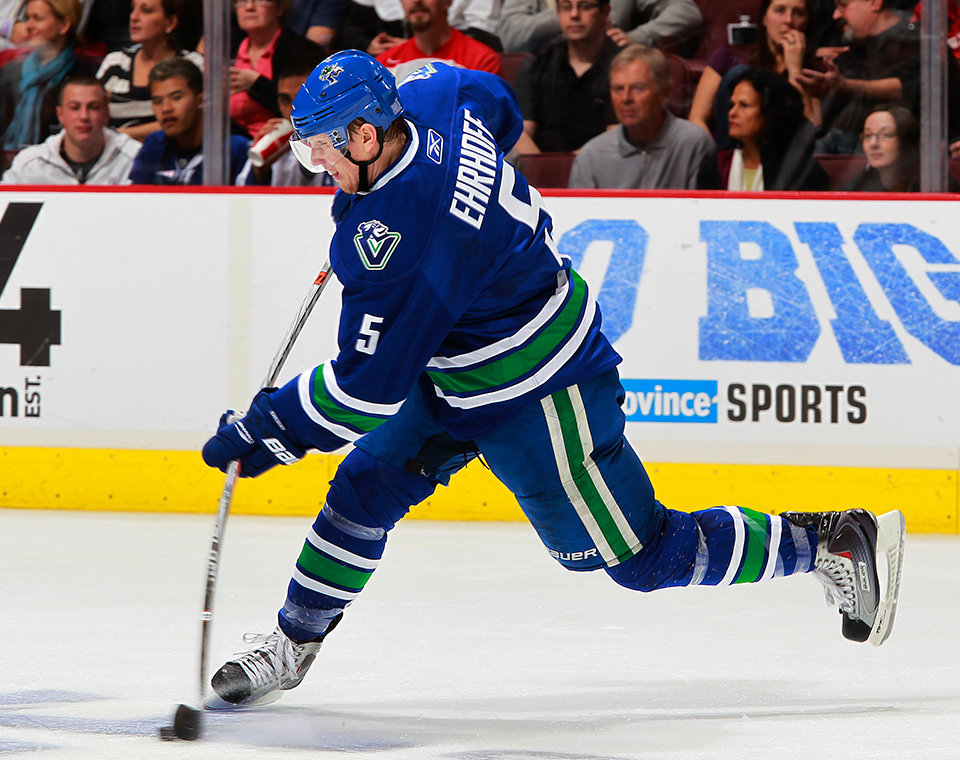 christian ehrhoff at vancouver canucks